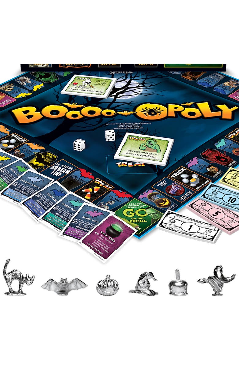Late for the Sky Booooopoly Monopoly Board Game, Alternate, color, Multicolored