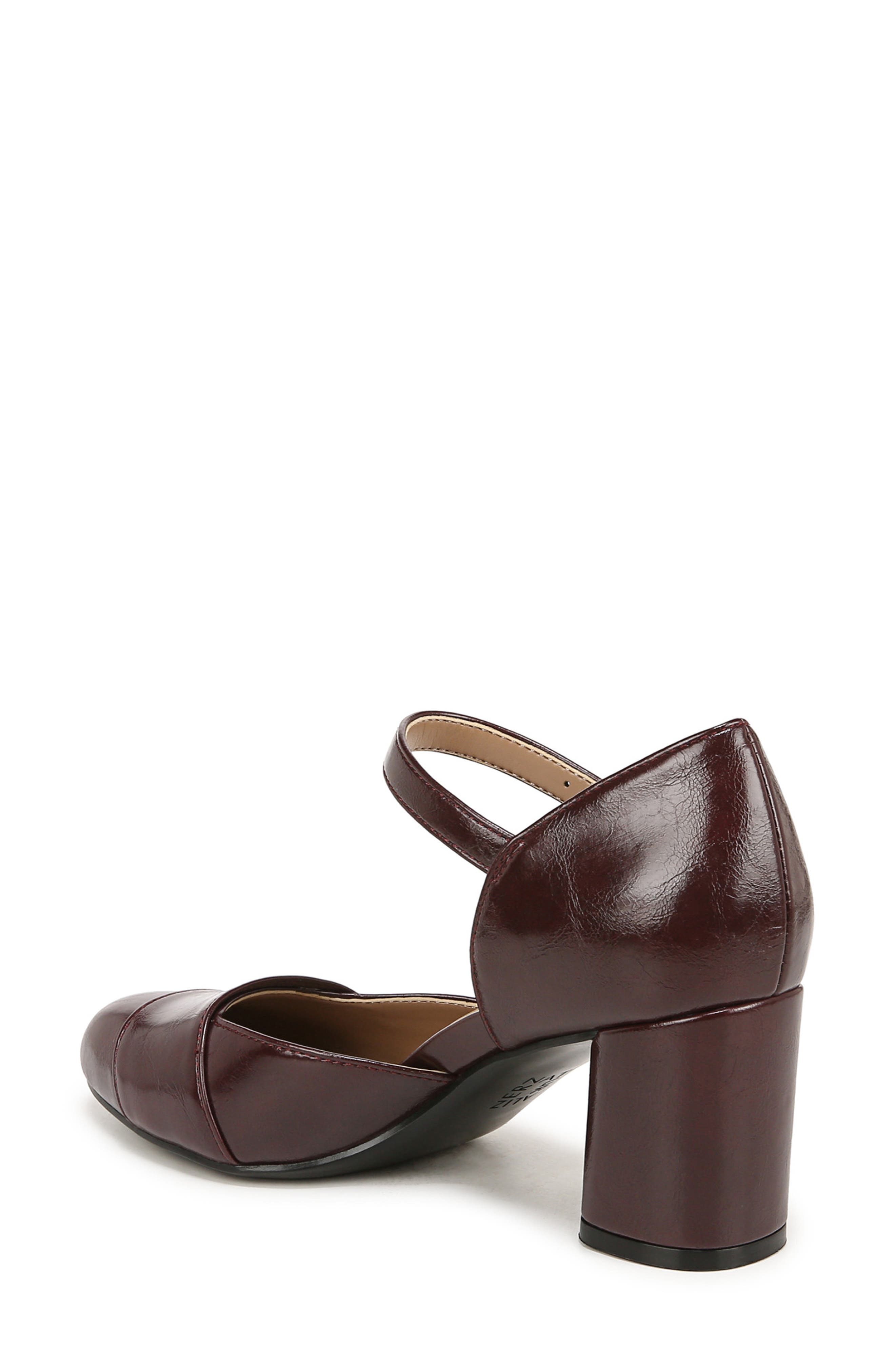 Naturalizer Lavish Mary Jane Pump, Alternate, color, Merlot Wine Faux Leather
