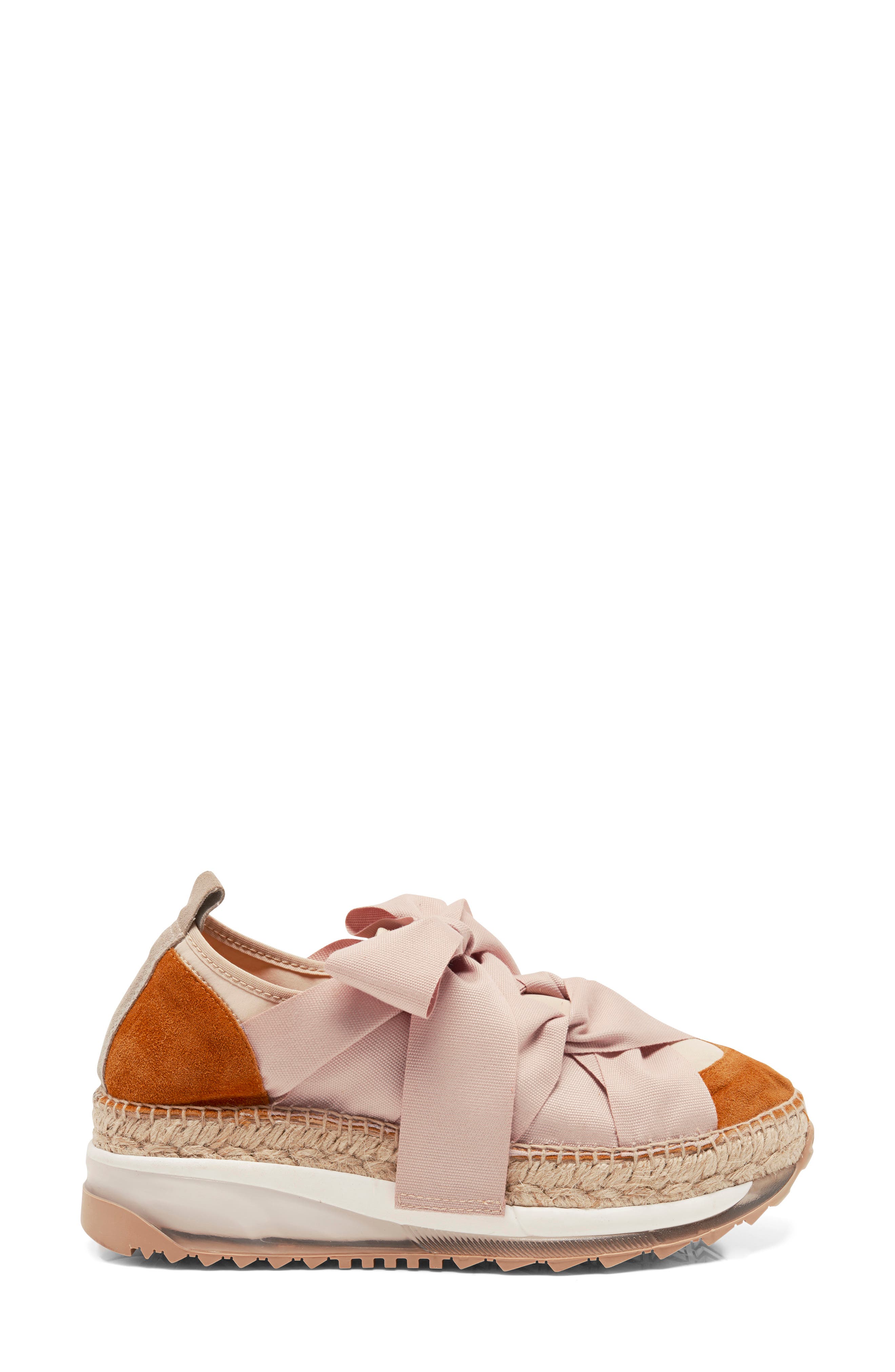 Free People Chapmin Espadrille Sneaker, Alternate, color, Pearl Blush Combo