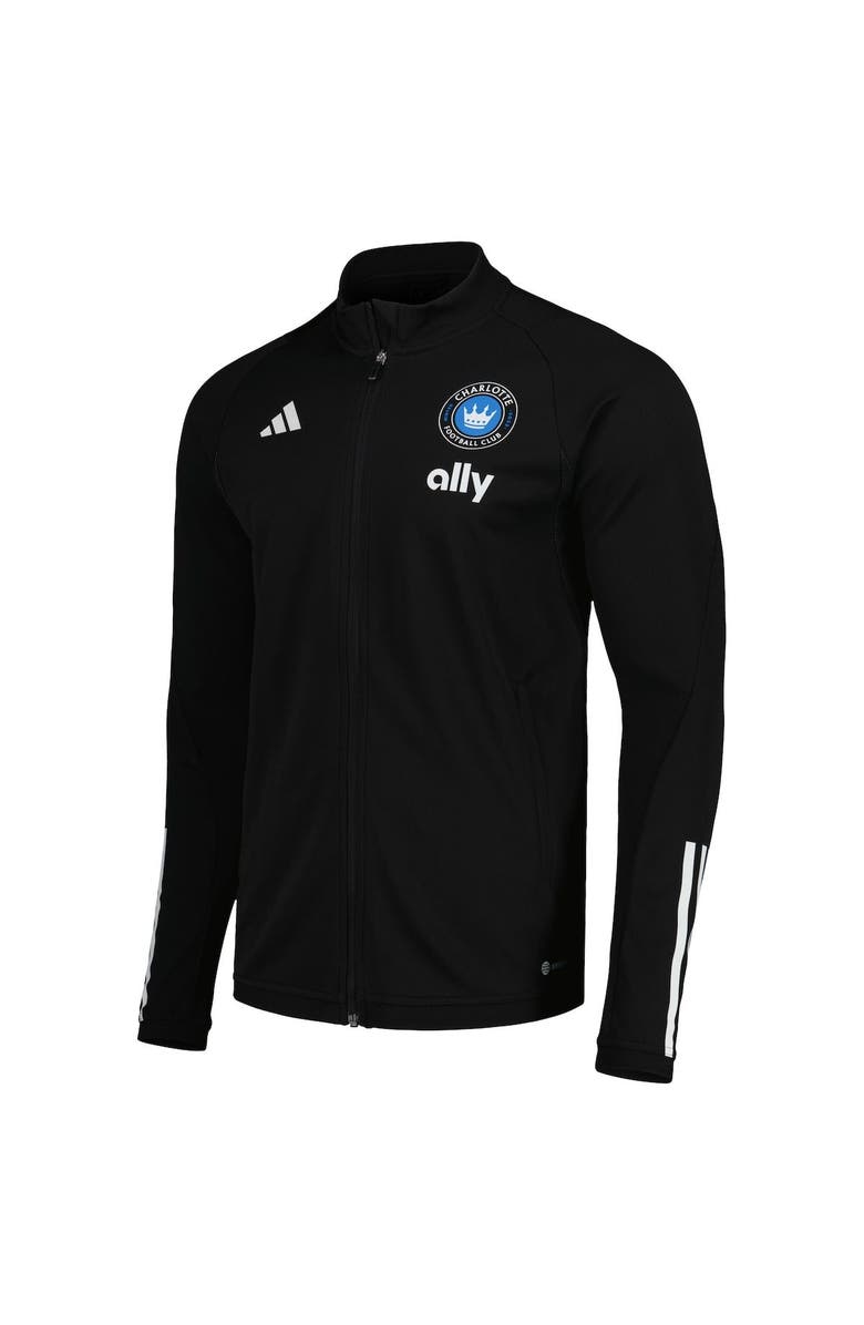 adidas Men's adidas Black Charlotte FC 2023 On-Field AEROREADY Full-Zip Training Top, Alternate, color, Black