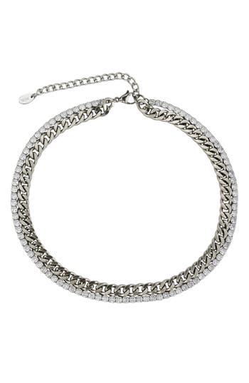 Rebl Gender Inclusive Stone & Cuban Chain Necklace