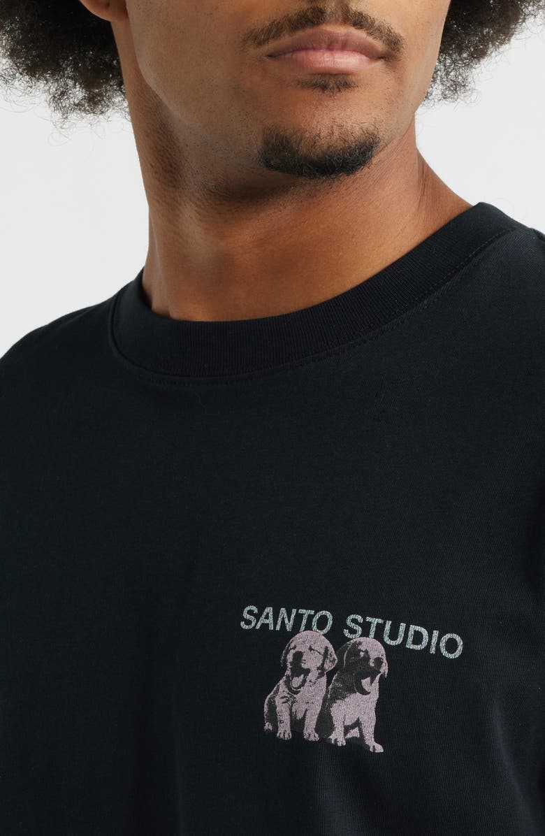 SANTO STUDIO Thugs Need Hugs Graphic, Alternate, color, Black