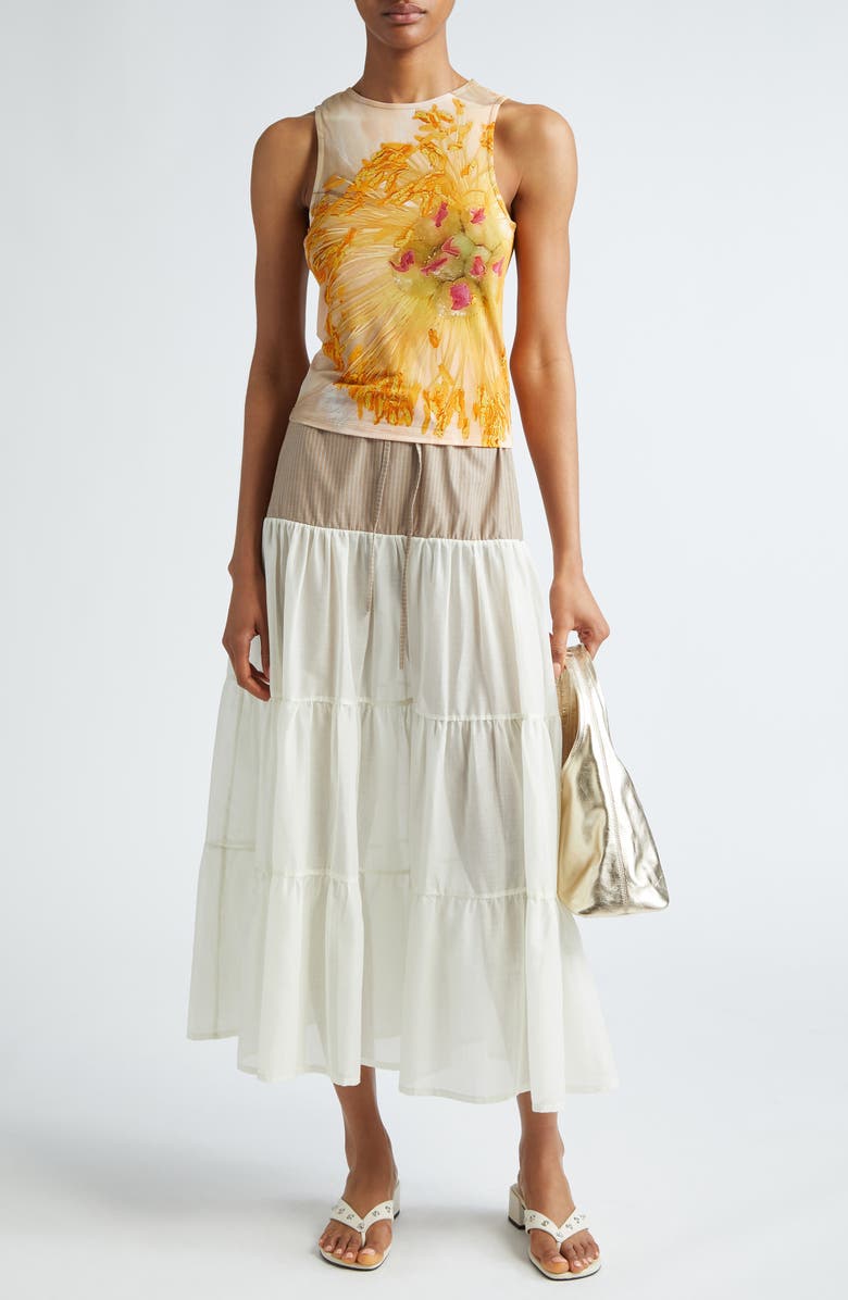 Paloma Wool Peonia Flower Print Tank, Alternate, color, 