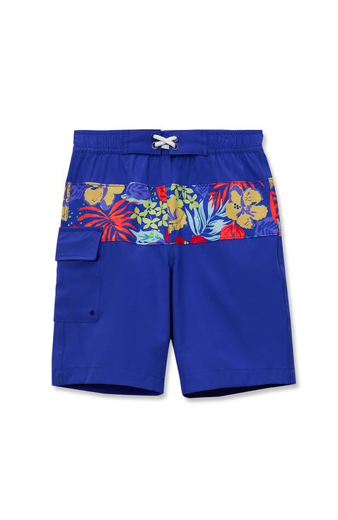 Boys Chlorine Resistant Cargo Long Board Short