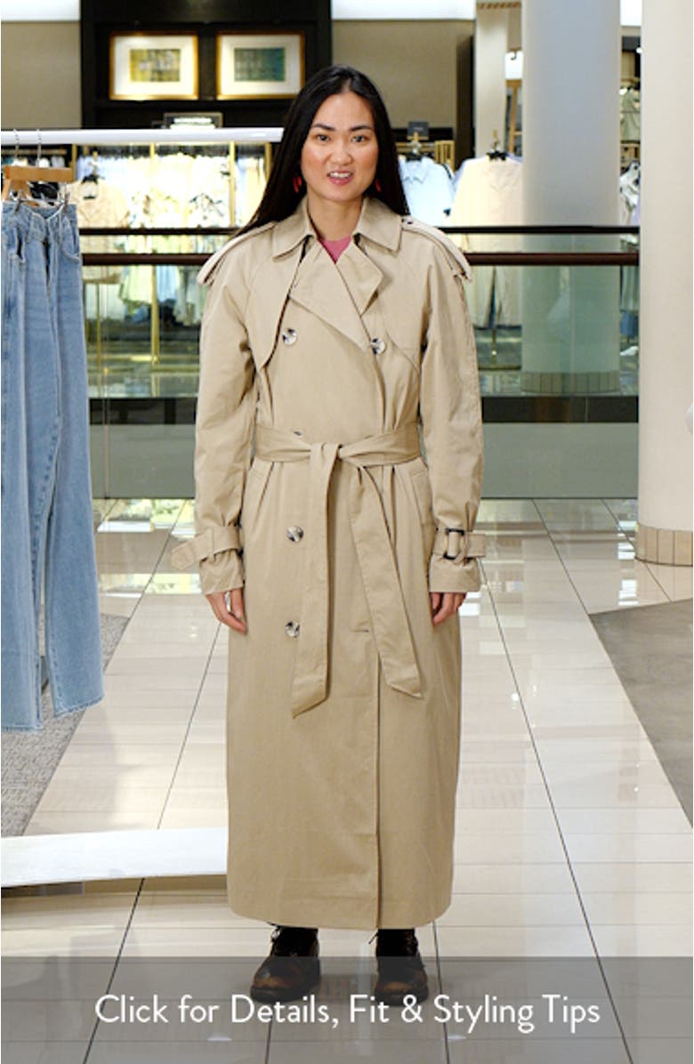 Longline Oversize Trench Coat, sales video thumbnail