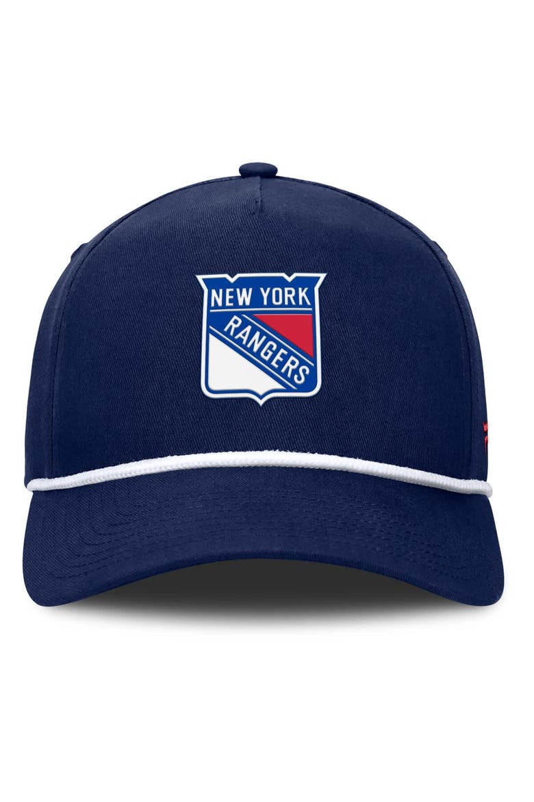 Men's Fanatics Navy New York Rangers Authentic Pro Rink Roper A-Frame Adjustable Hat, Alternate, color, Navy