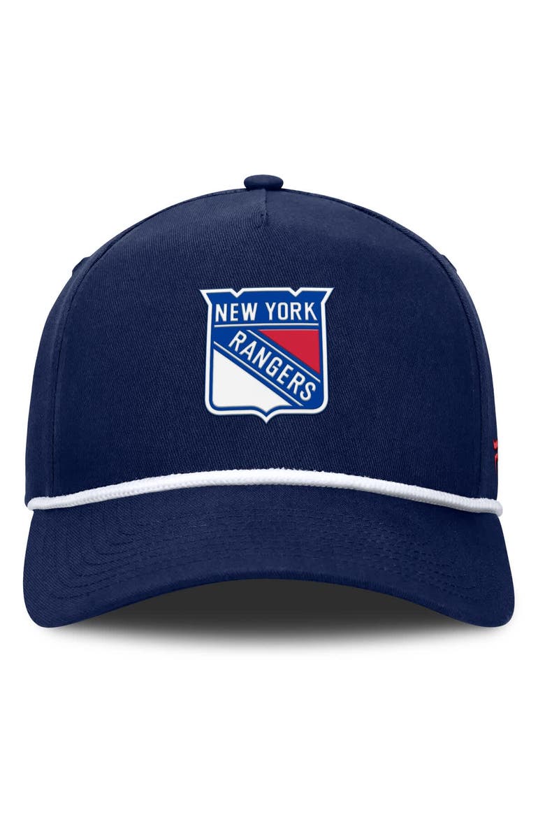 FANATICS Men's Fanatics Navy New York Rangers Authentic Pro Rink Roper A-Frame Adjustable Hat, Alternate, color, Navy