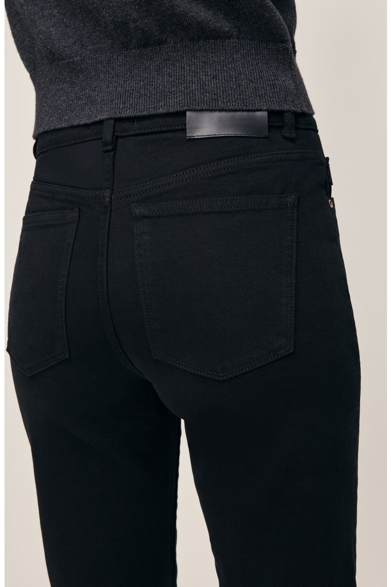 Patti Straight High Rise Jeans, Alternate, color, BLACK
