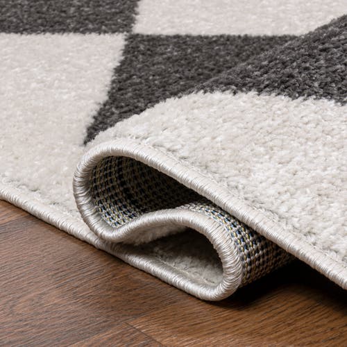 JONATHAN Y JONATHAN Y DRAPER CLASSIC GEOMETRIC DIAMOND PATTERN AREA RUG 