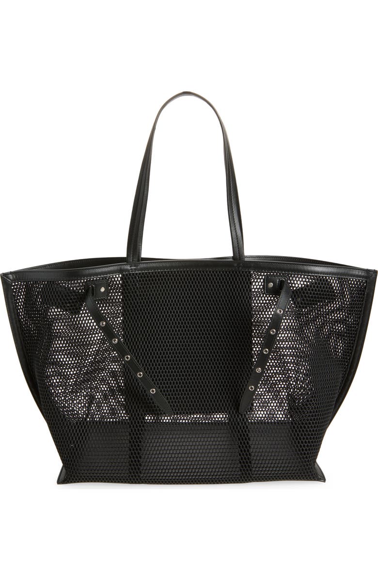 Proenza Schouler Days Caryall Mesh Tote, Alternate, color, Black