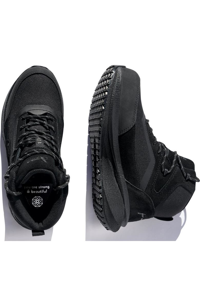 Xena Workwear Luna Composite Toe High Top Safety Boot, Alternate, color, Cosmic Black