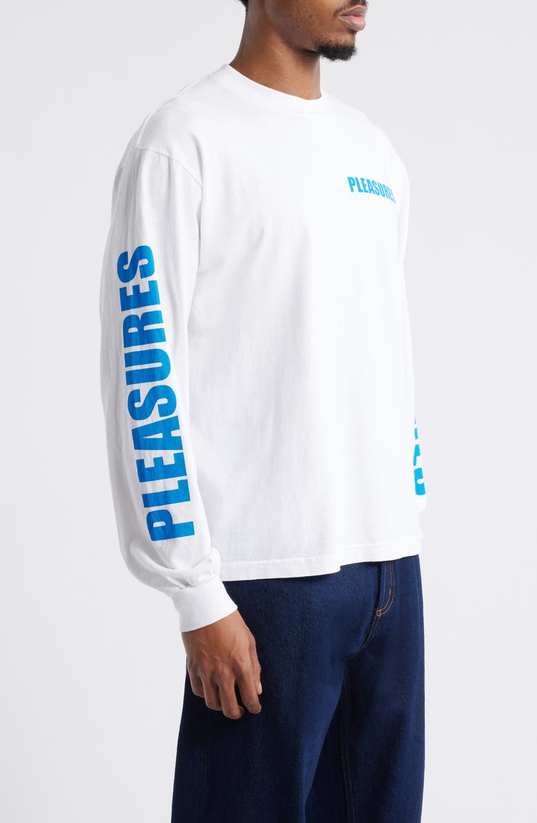 PLEASURES Impact Staff Long Sleeve Graphic T-Shirt, Alternate, color,