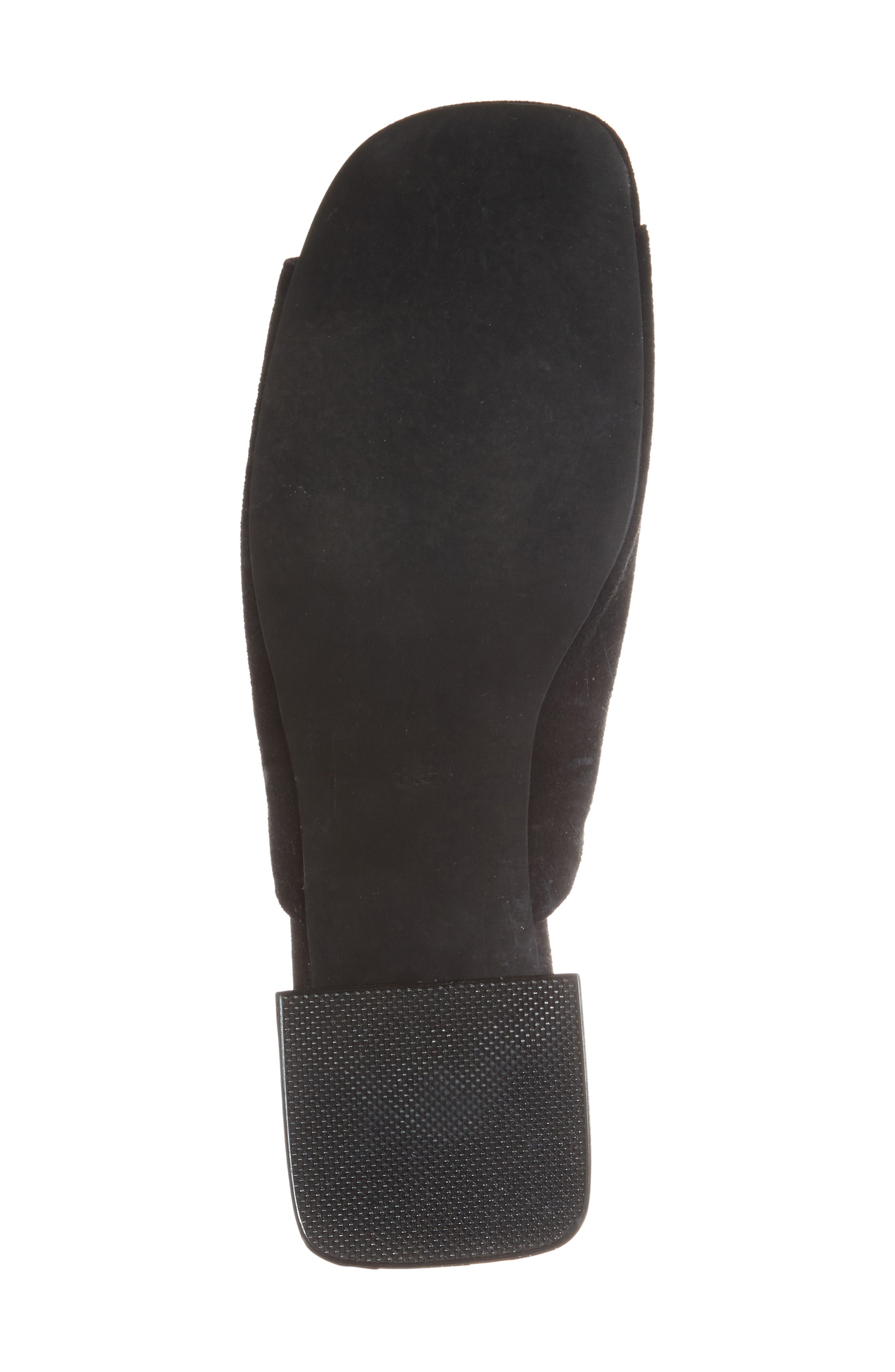 'Perpetua' Open Toe Mule, Alternate, color, BLACK SUEDE