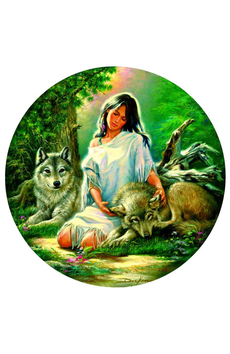 Sunsout Trusted Friends 500 piece Jigsaw Puzzle for Adults Round, Alternate, color, Multicolor