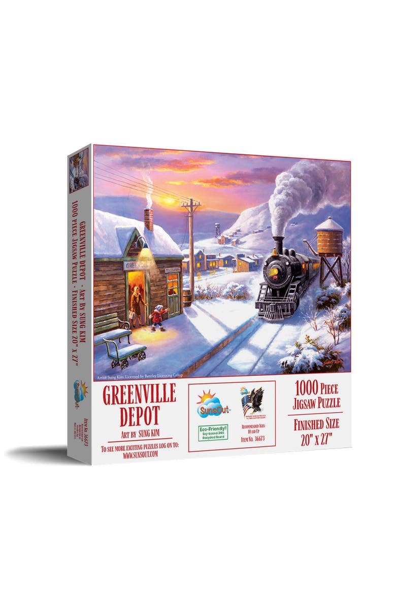 Greenville Depot 1000 piece Jigsaw Puzzle for Adults, Main, color, Multicolor
