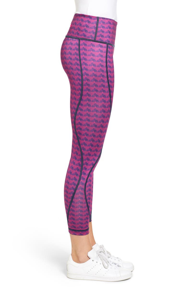 vineyard vines Etched Whale Tail Performance Leggings, Alternate, color, 