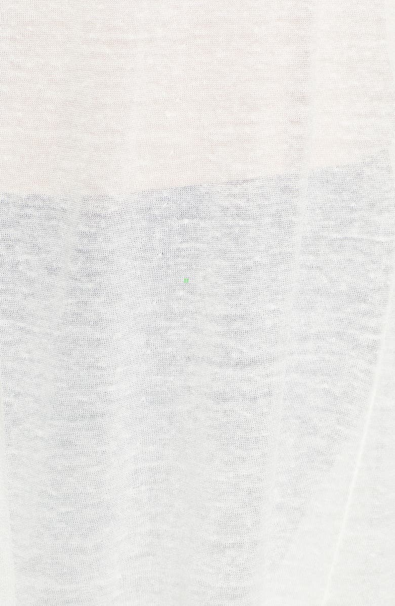 Eileen Fisher Long Organic Linen Blend Cardigan, Alternate, color, 