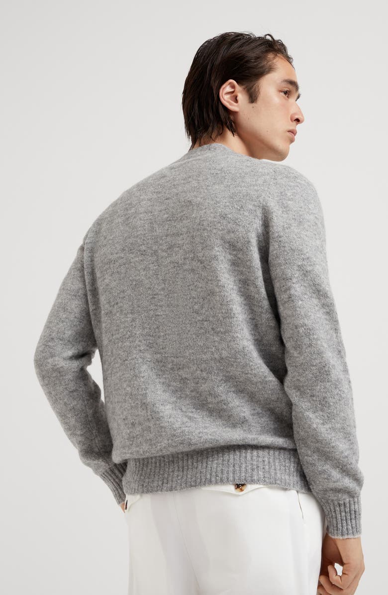 Brunello Cucinelli Cardigan with metal buttons, Alternate, color, 