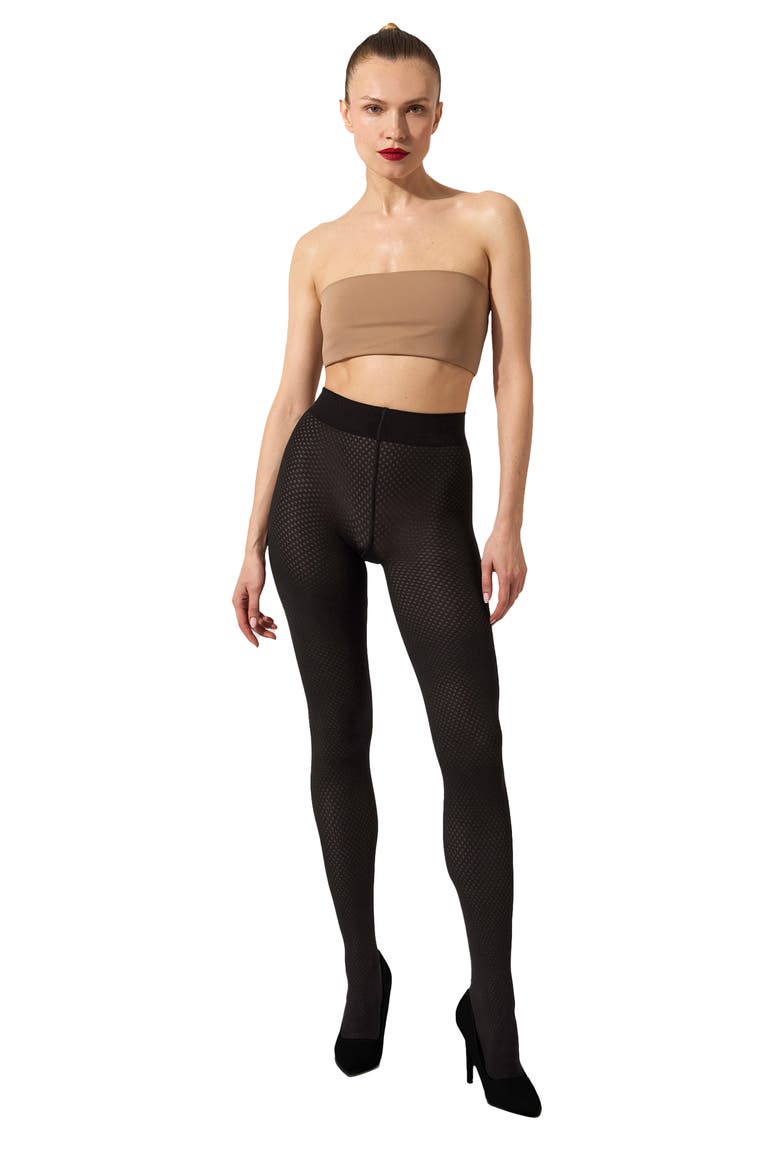 Dot Tights, Alternate, color, BLACK
