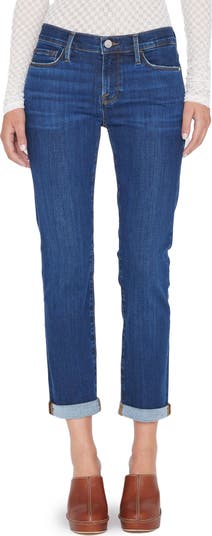 FRAME Le store Garçon Unmatched Straight Leg Jeans