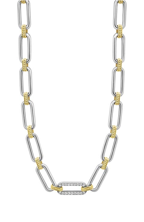 Signature Caviar Links Chain Necklace