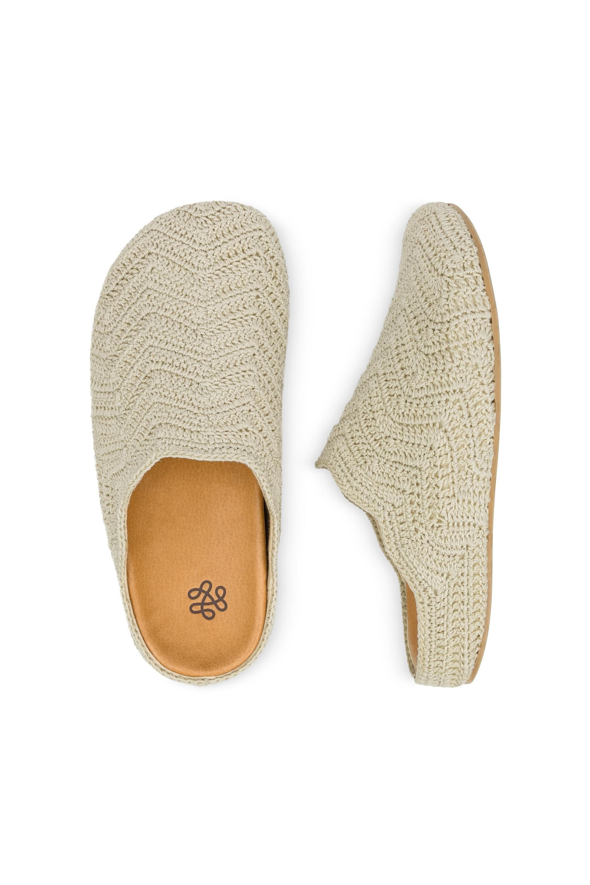 Bolinas Crochet Ripple Clog, Alternate, color, Natural Ripple