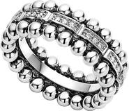 LAGOS Caviar Spark Diamond Band Ring