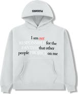 PLEASURES Responsible Graphic Cotton Blend Hoodie