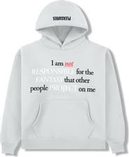 PLEASURES Responsible Graphic Cotton Blend Hoodie