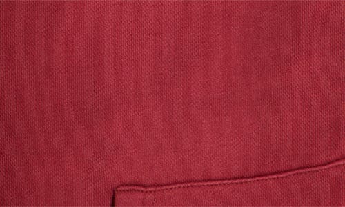 Memory Lane Oversize Initial Appliqué Zip Hoodie In Burgundy