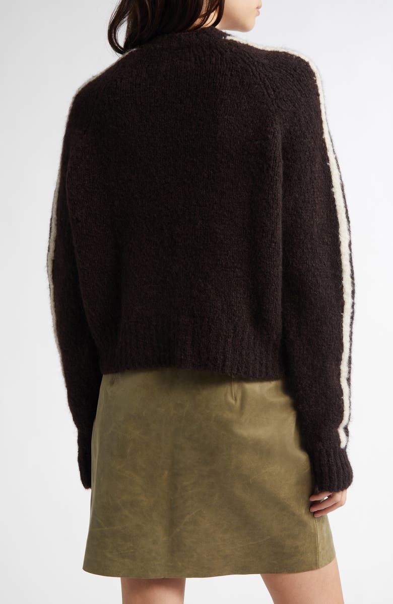 Paloma Wool Grand Slam Side Stripe Zip Cardigan, Alternate, color, 