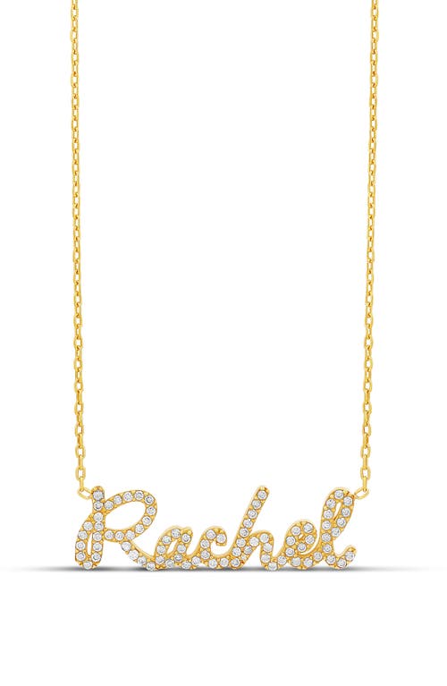 Shymi Script Name Necklace In Gold
