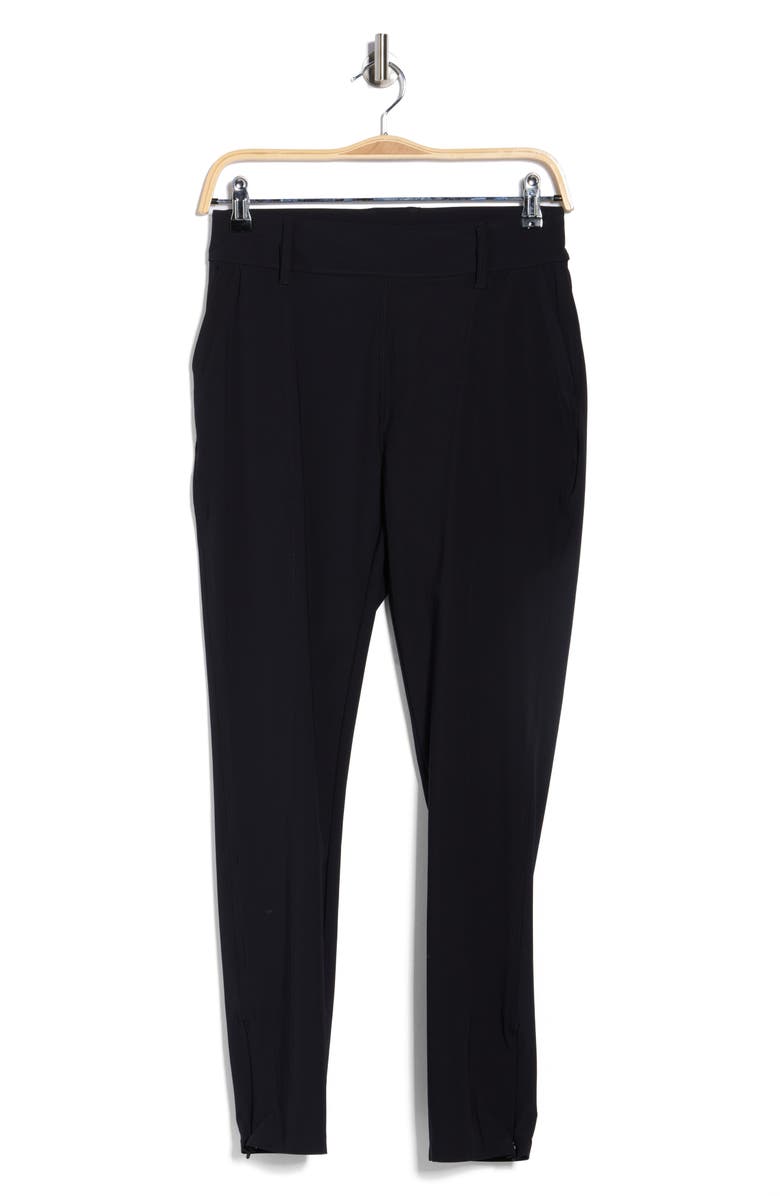 Peter Millar Bingham High Stretch Ankle Pants, Alternate, color, Black