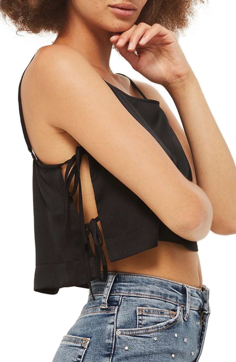 Topshop Limited Edition Jamie Gem Encrusted Skinny Jeans, Alternate, color, 