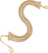 Vince Camuto Pavé Crystal Herringbone Chain Bracelet