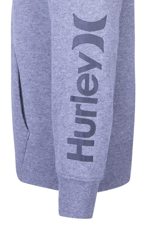 Hurley Kids' Camo Fleece Hoodie In Blue