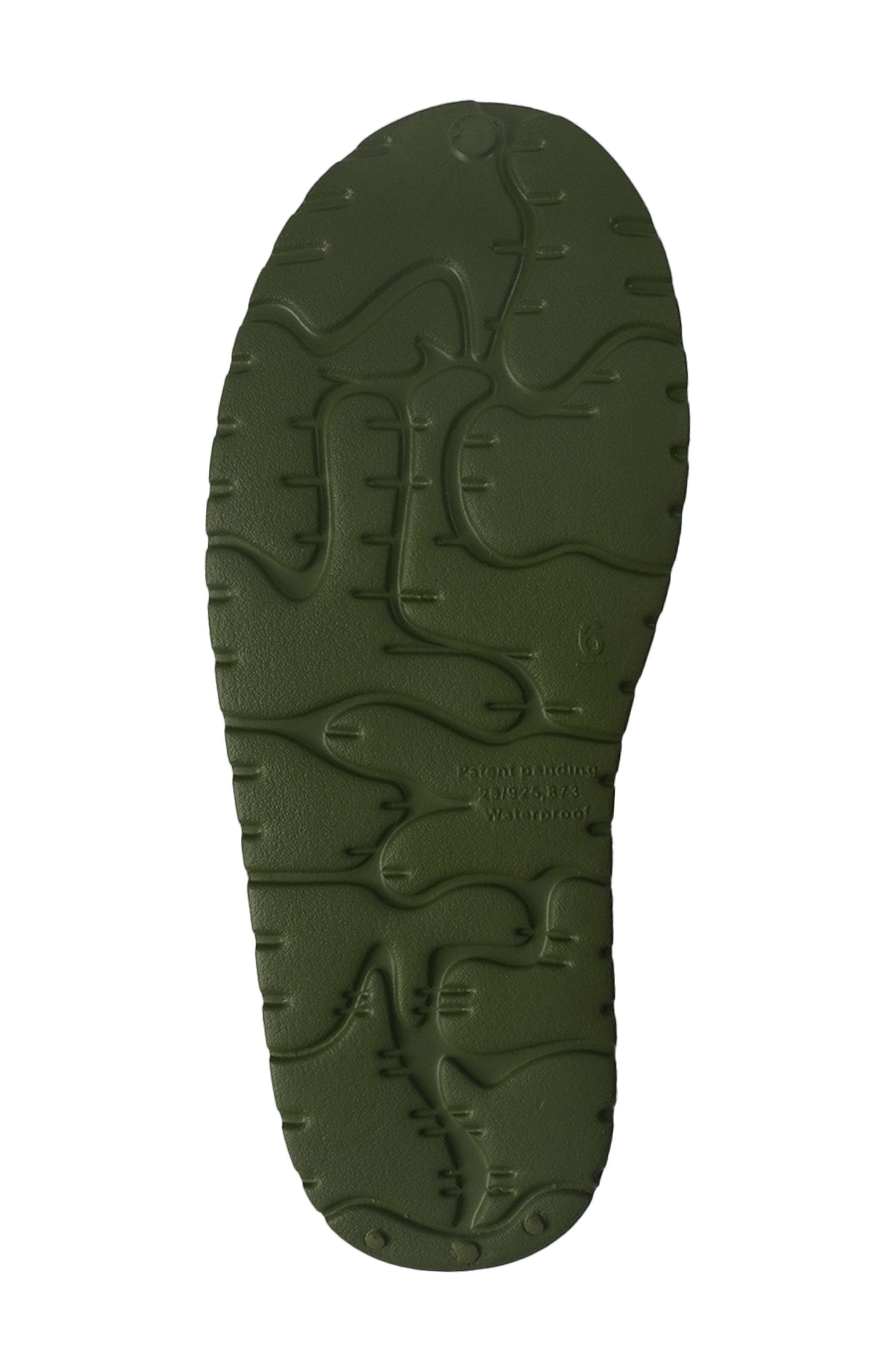 Sofie Faux Fur Platform Slipper, Alternate, color, ARMY GREEN