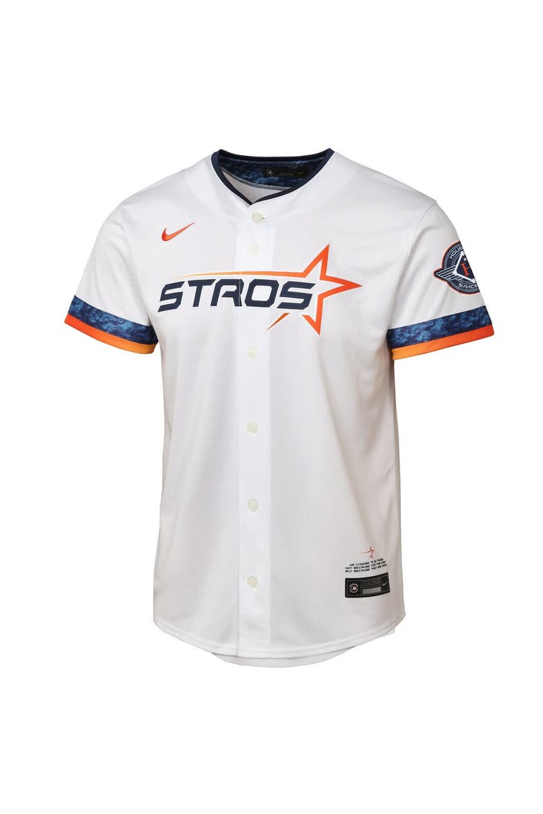 Youth Nike  White Houston Astros 2025 City Connect Limited Jersey, Alternate, color, White