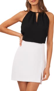 Halogen® Keyhole Sleeveless Top