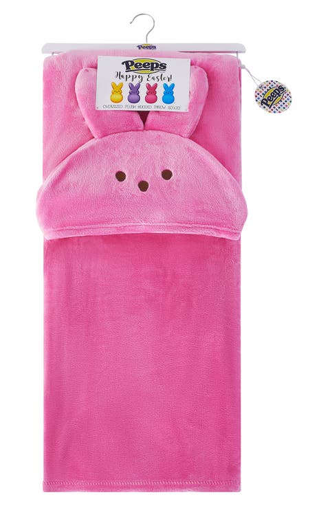 Oversize Plush Hooded Throw Blanket