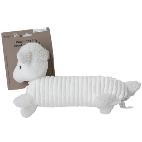 Plushie Sheep Squeak & Crinkle Dog Toy