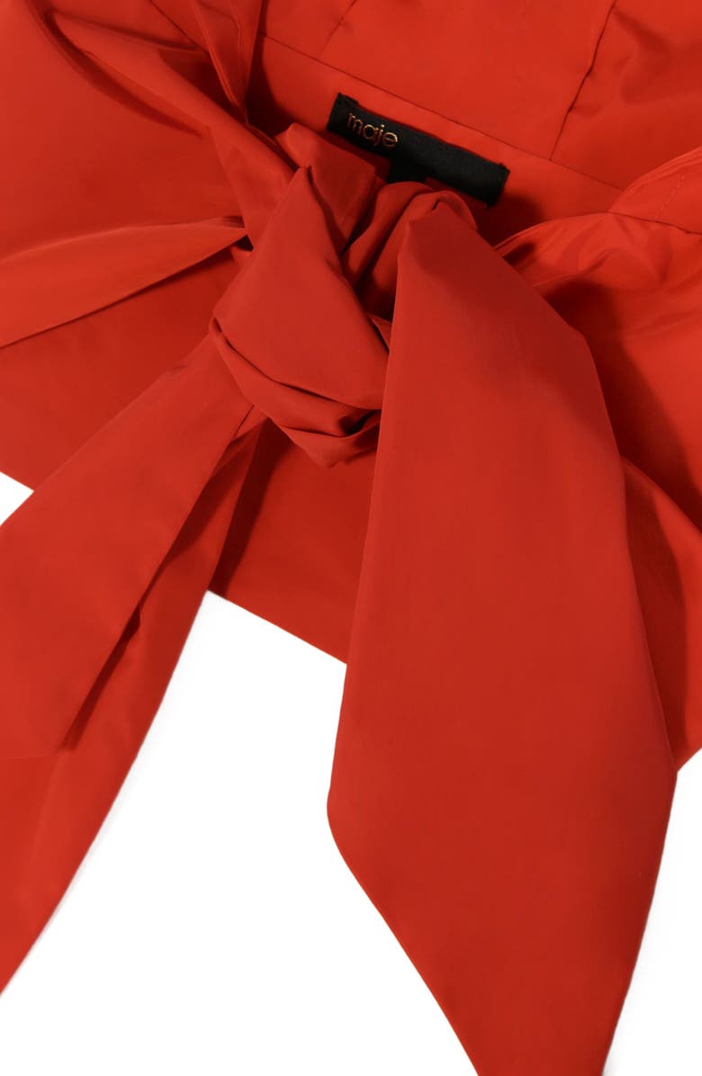 maje Retractable scarf hood, Alternate, color, 