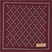 Robert Talbott Paisley Collins Double Print Pocket Square