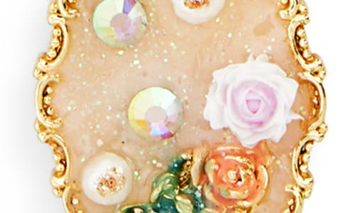 Eye Candy Los Angeles Cassy Beaded Shell Pearl Pendant Necklace In Multi