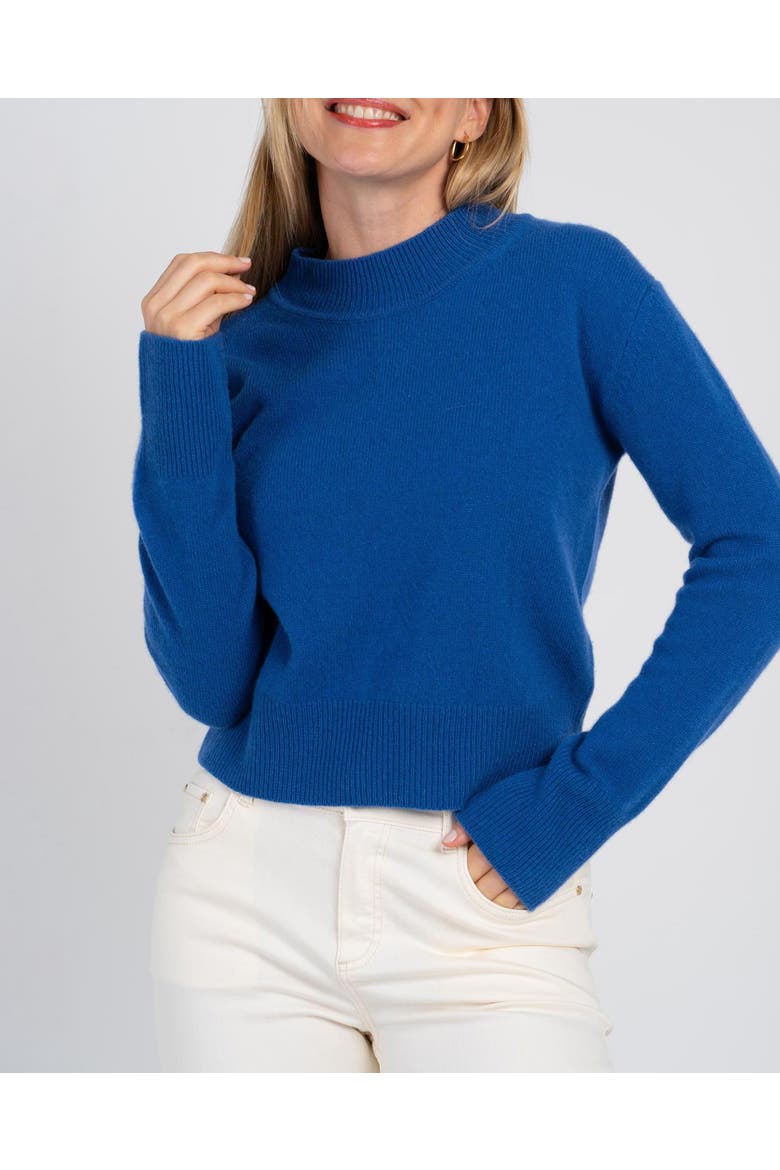 Tina Merino Sweater, Alternate, color, Denim Blue