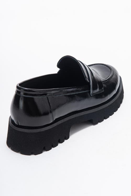 Forever & Always Shoes Vionel Leather Loafer In Black