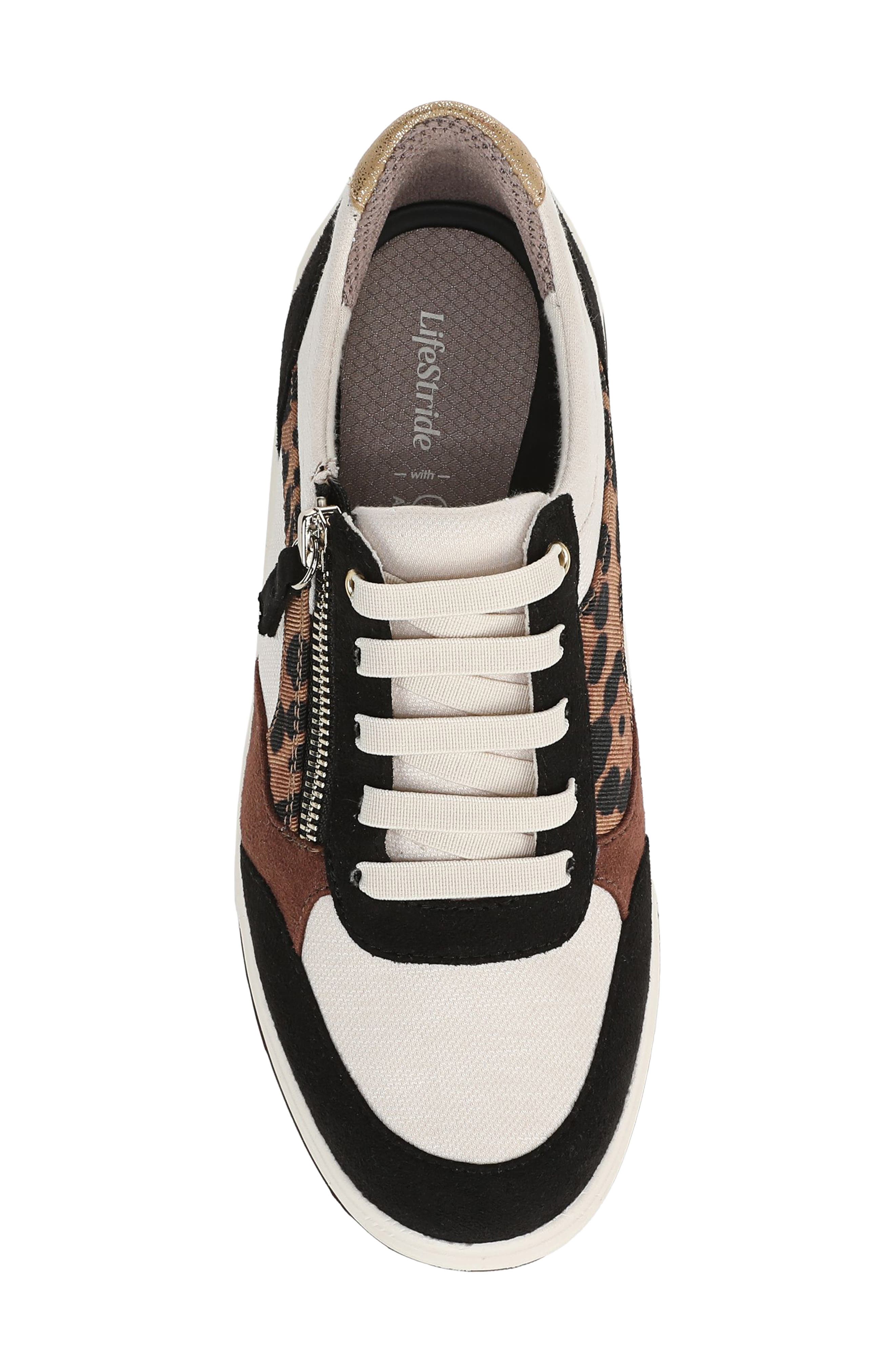 LifeStride Teamplayer Sneaker, Alternate, color, Beige/ Leopard Multi - Dm