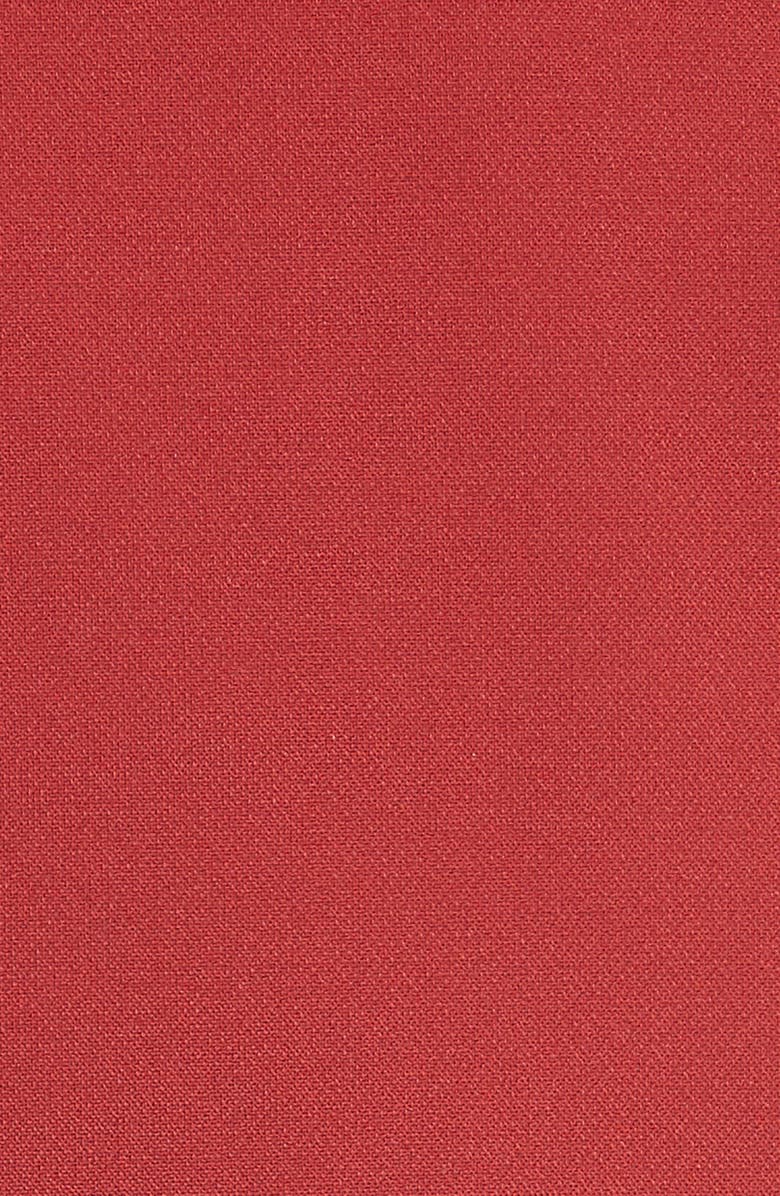 BOSS Jikiva Collarless Ponte Crop Jacket, Alternate, color, Ruby