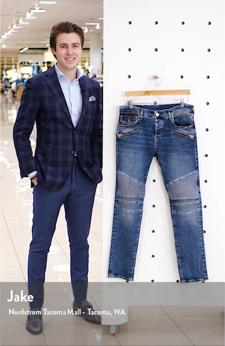 Biker Rocco Extra Slim Fit Jeans, sales video thumbnail