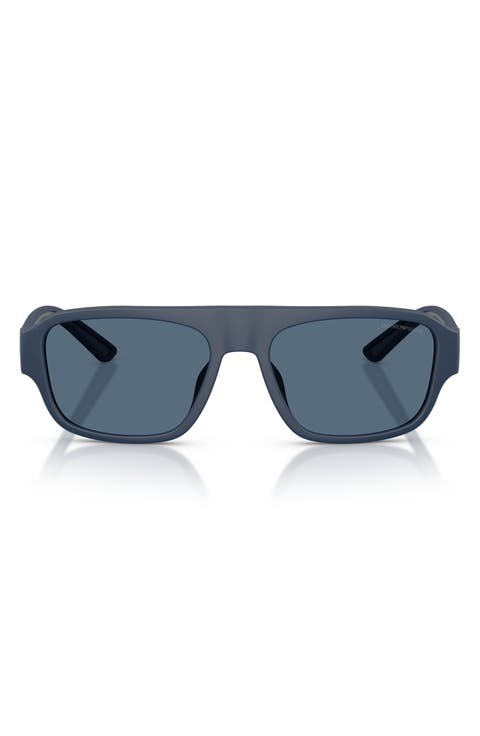 55mm Rectangle Sunglasses